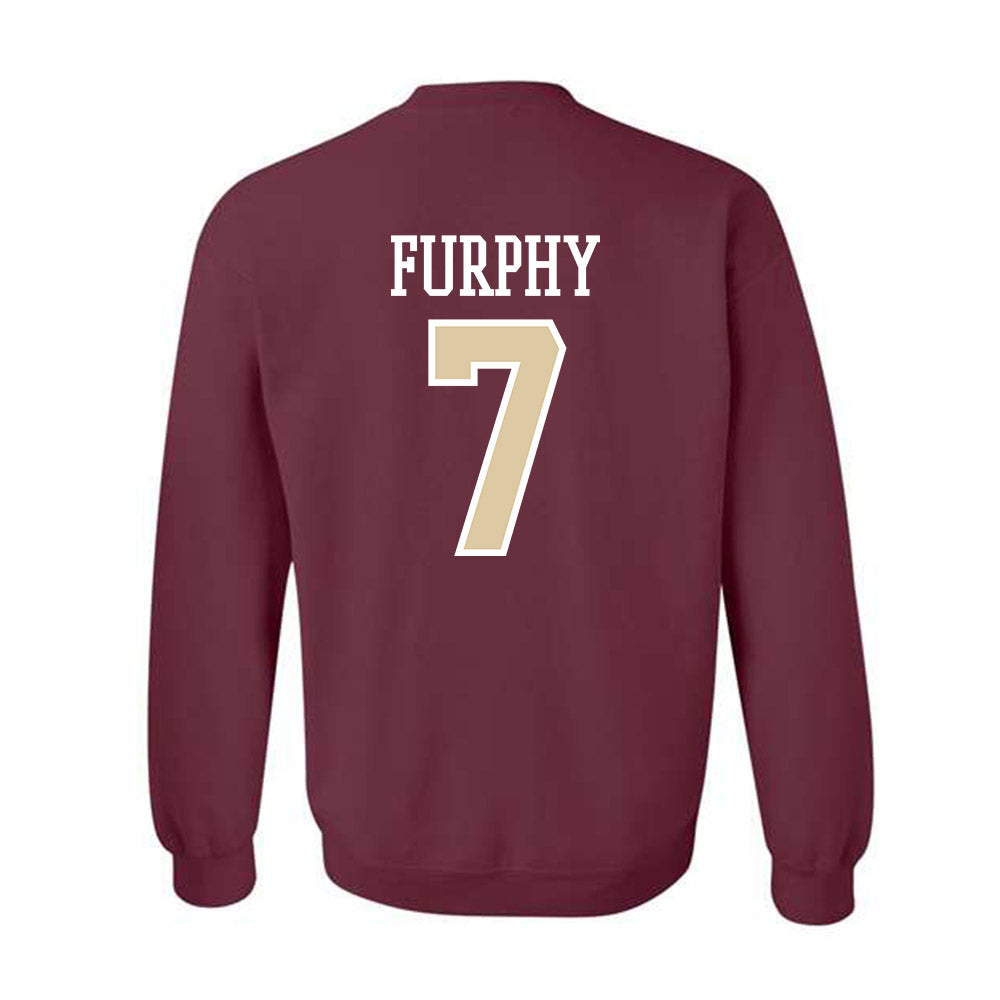 Boston College - NCAA Men's Basketball : Jacob Furphy - Classic Shersey Crewneck Sweatshirt-1