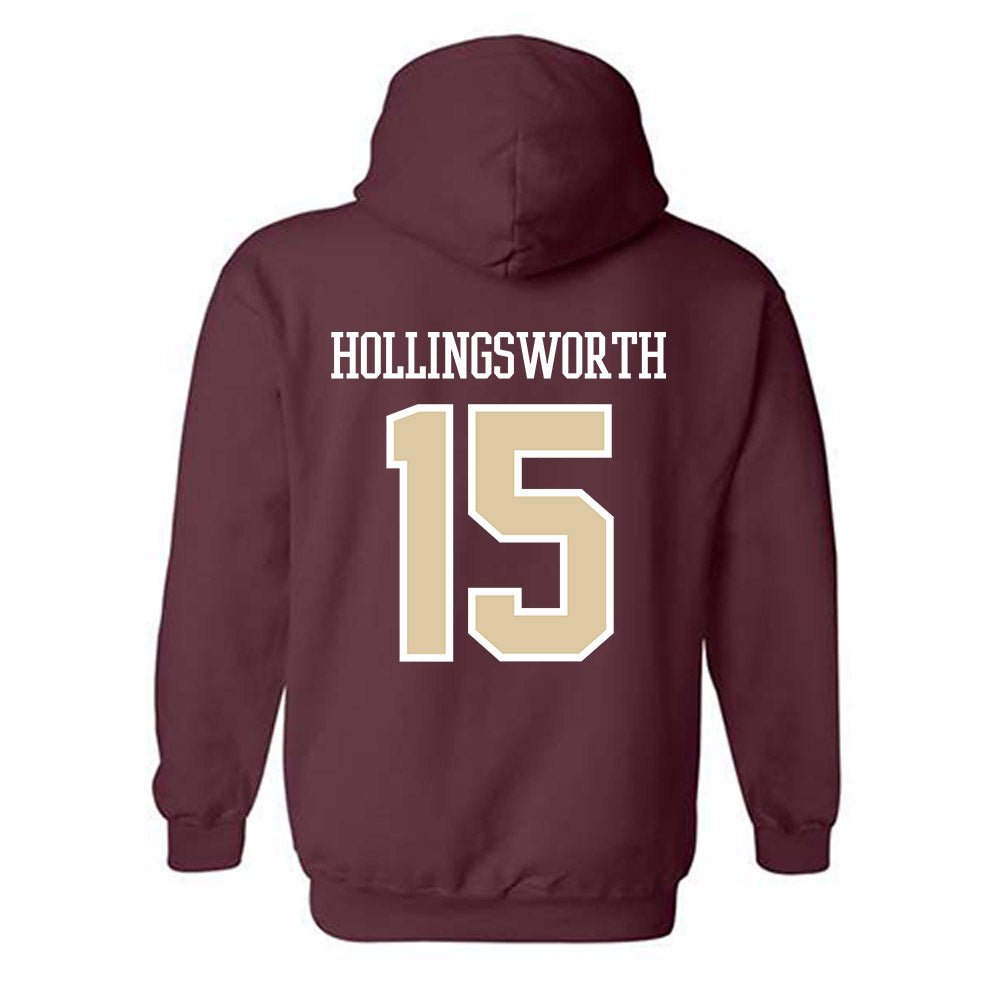 Boston College - NCAA Women's Basketball : Megan Hollingsworth - Classic Shersey Hooded Sweatshirt-1