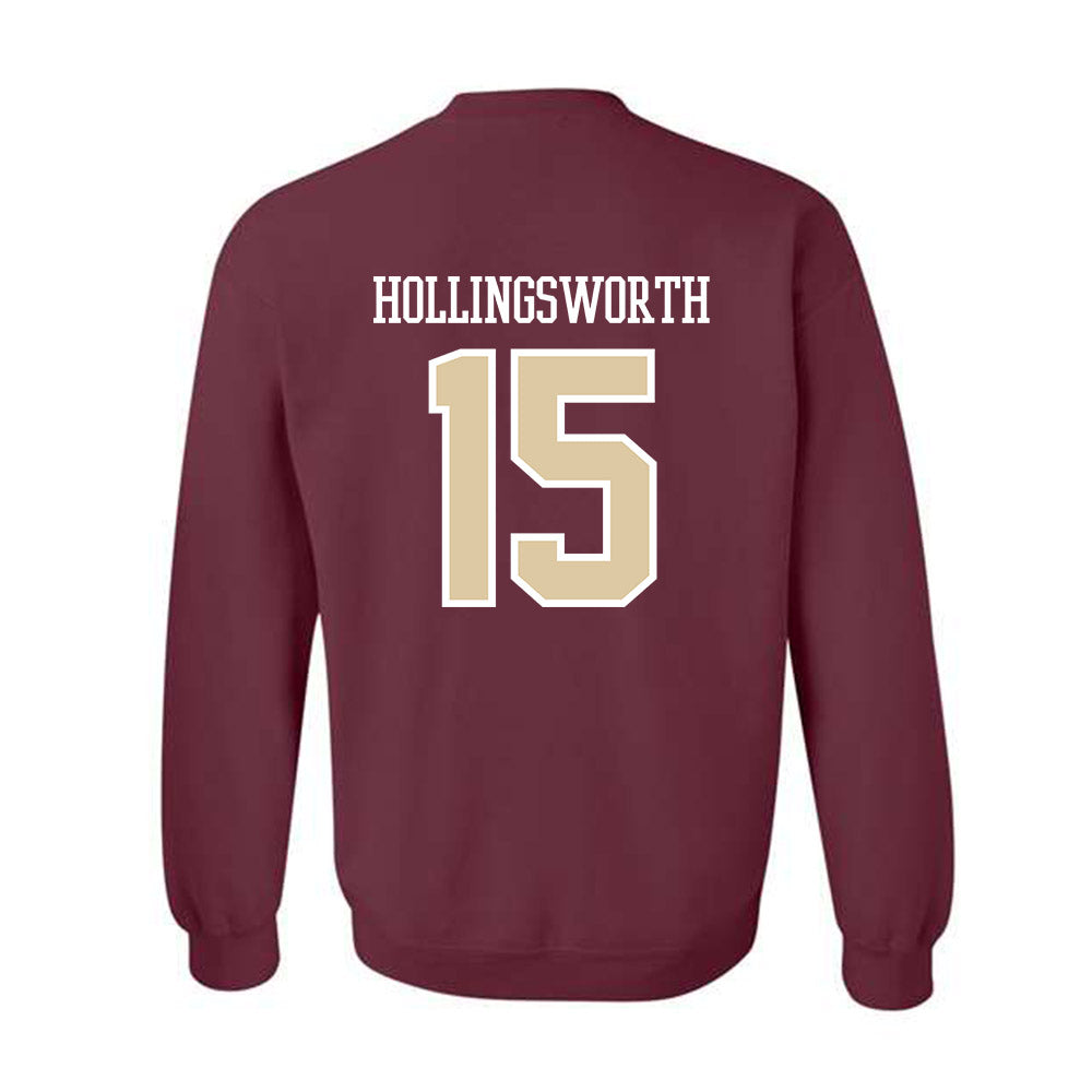 Boston College - NCAA Women's Basketball : Megan Hollingsworth - Classic Shersey Crewneck Sweatshirt-1