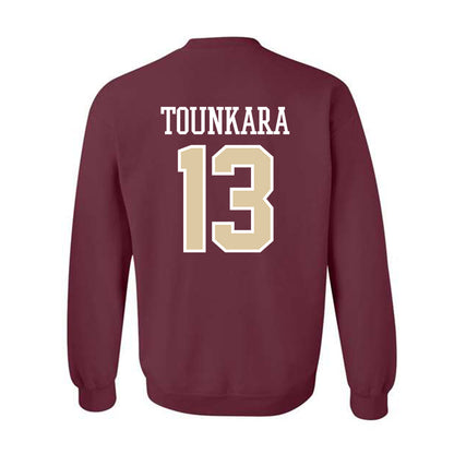 Boston College - NCAA Men's Basketball : Aly Tounkara - Classic Shersey Crewneck Sweatshirt-1