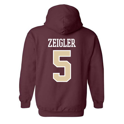 Boston College - NCAA Men's Basketball : Armoni Zeigler - Classic Shersey Hooded Sweatshirt-1