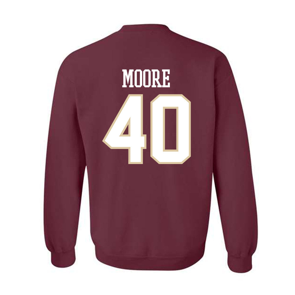 Boston College - NCAA Men's Ice Hockey : William Moore - Classic Shersey Crewneck Sweatshirt-1