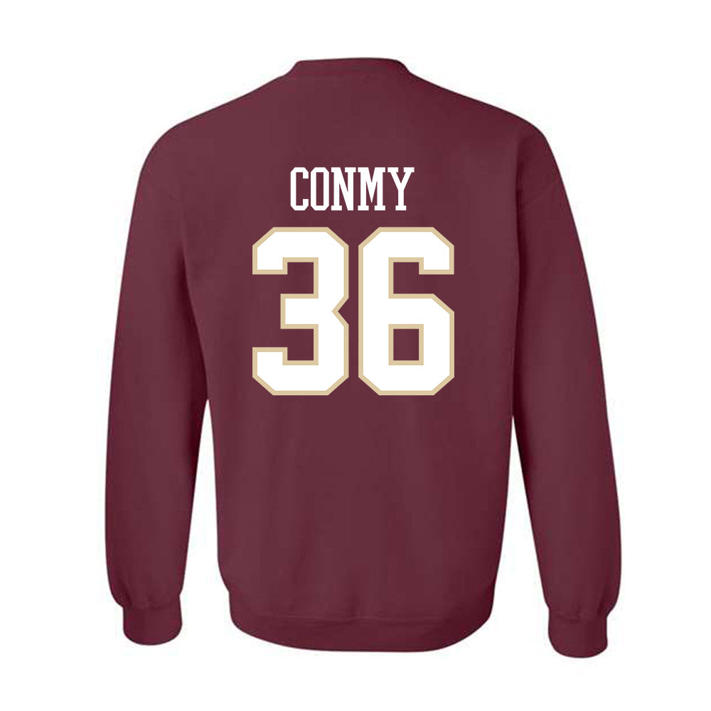 Boston College - NCAA Men's Ice Hockey : Ryan Conmy - Classic Shersey Crewneck Sweatshirt-1