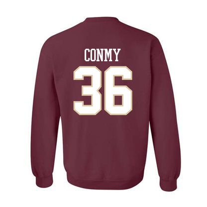 Boston College - NCAA Men's Ice Hockey : Ryan Conmy - Classic Shersey Crewneck Sweatshirt-1
