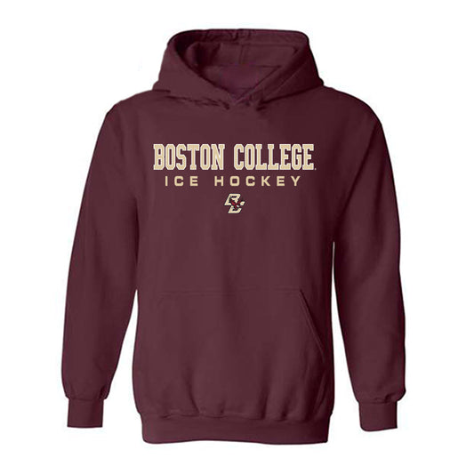 Boston College - NCAA Men's Ice Hockey : Luka Radivojevic - Classic Shersey Hooded Sweatshirt-0