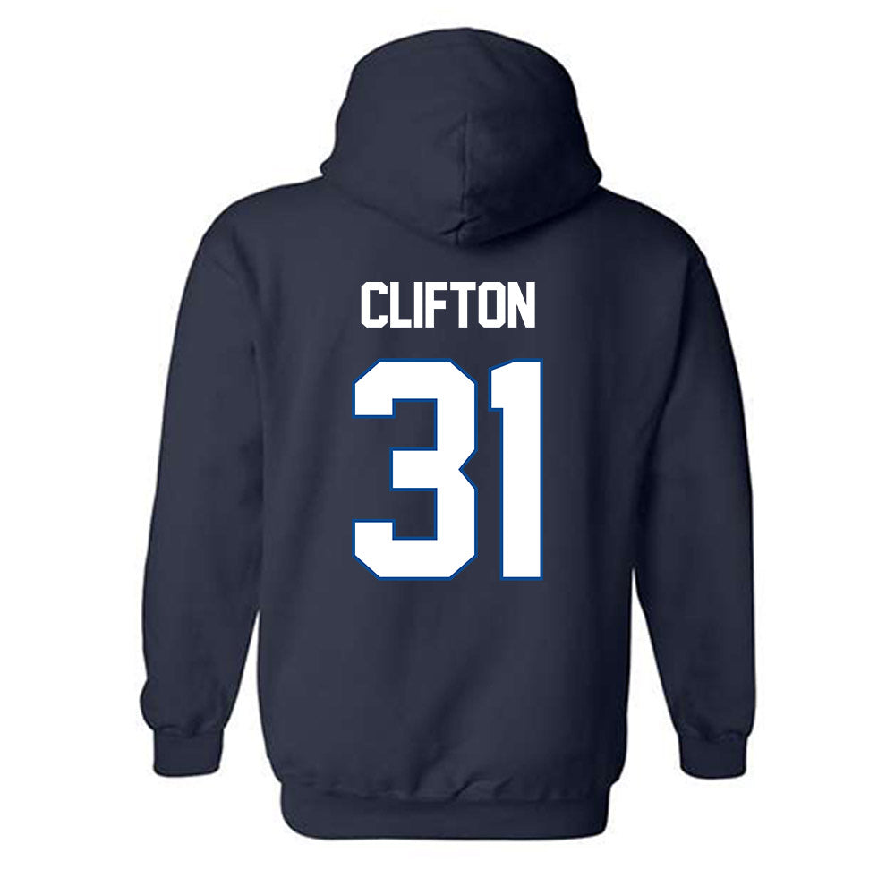 BYU - NCAA Football : Jake Clifton - Classic Shersey Hooded Sweatshirt-1