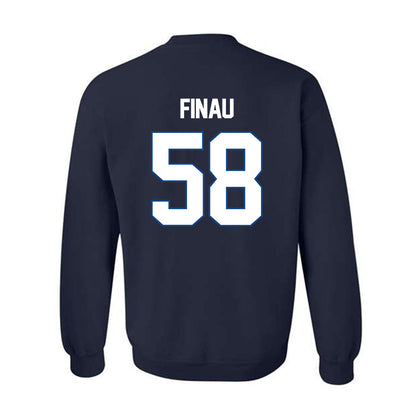 BYU - NCAA Football : Paki Finau - Classic Shersey Crewneck Sweatshirt-1