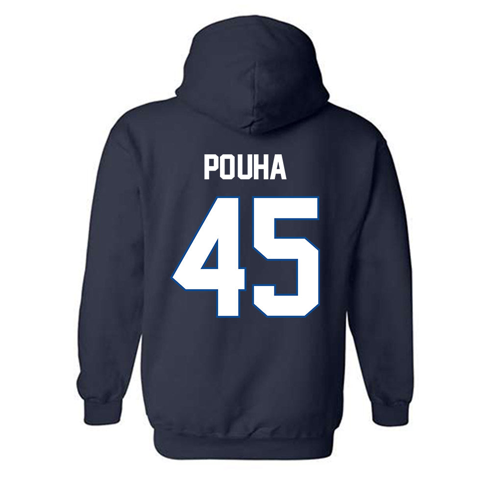 BYU - NCAA Football : Viliami Po'uha - Classic Shersey Hooded Sweatshirt-1