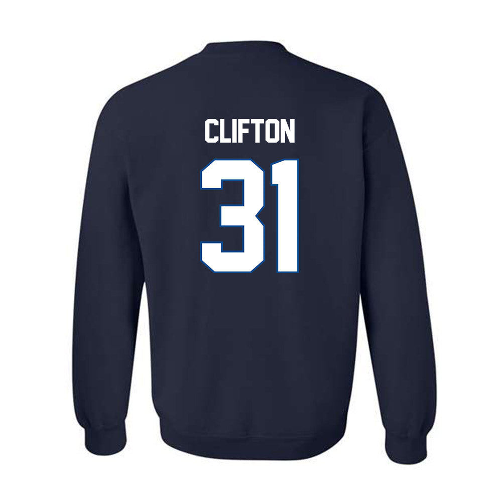 BYU - NCAA Football : Jake Clifton - Classic Shersey Crewneck Sweatshirt-1