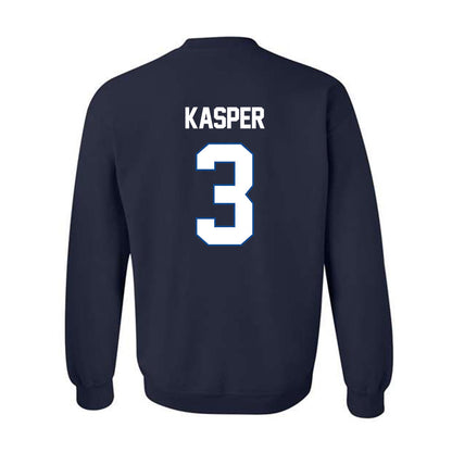 BYU - NCAA Football : Kyler Kasper - Classic Shersey Crewneck Sweatshirt-1
