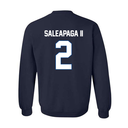 BYU - NCAA Football : Roger Saleapaga II - Classic Shersey Crewneck Sweatshirt-1
