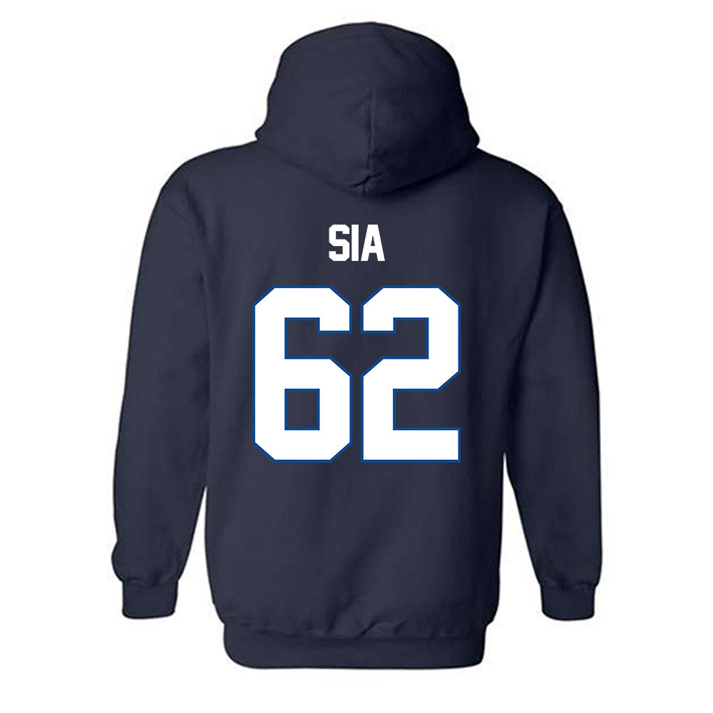 BYU - NCAA Football : Jr Sia - Classic Shersey Hooded Sweatshirt-1