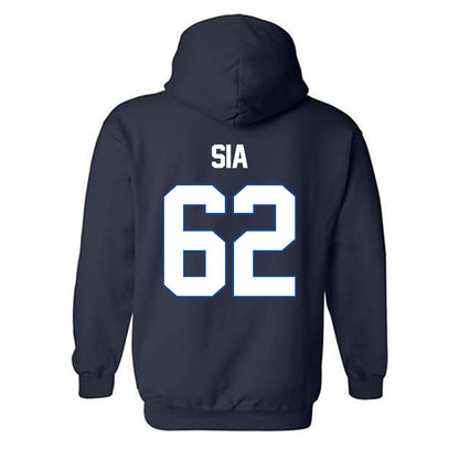 BYU - NCAA Football : Jr Sia - Classic Shersey Hooded Sweatshirt-1