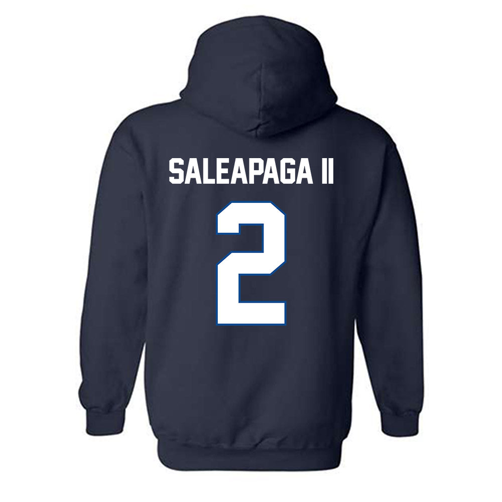 BYU - NCAA Football : Roger Saleapaga II - Classic Shersey Hooded Sweatshirt-1