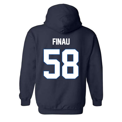 BYU - NCAA Football : Paki Finau - Classic Shersey Hooded Sweatshirt-1