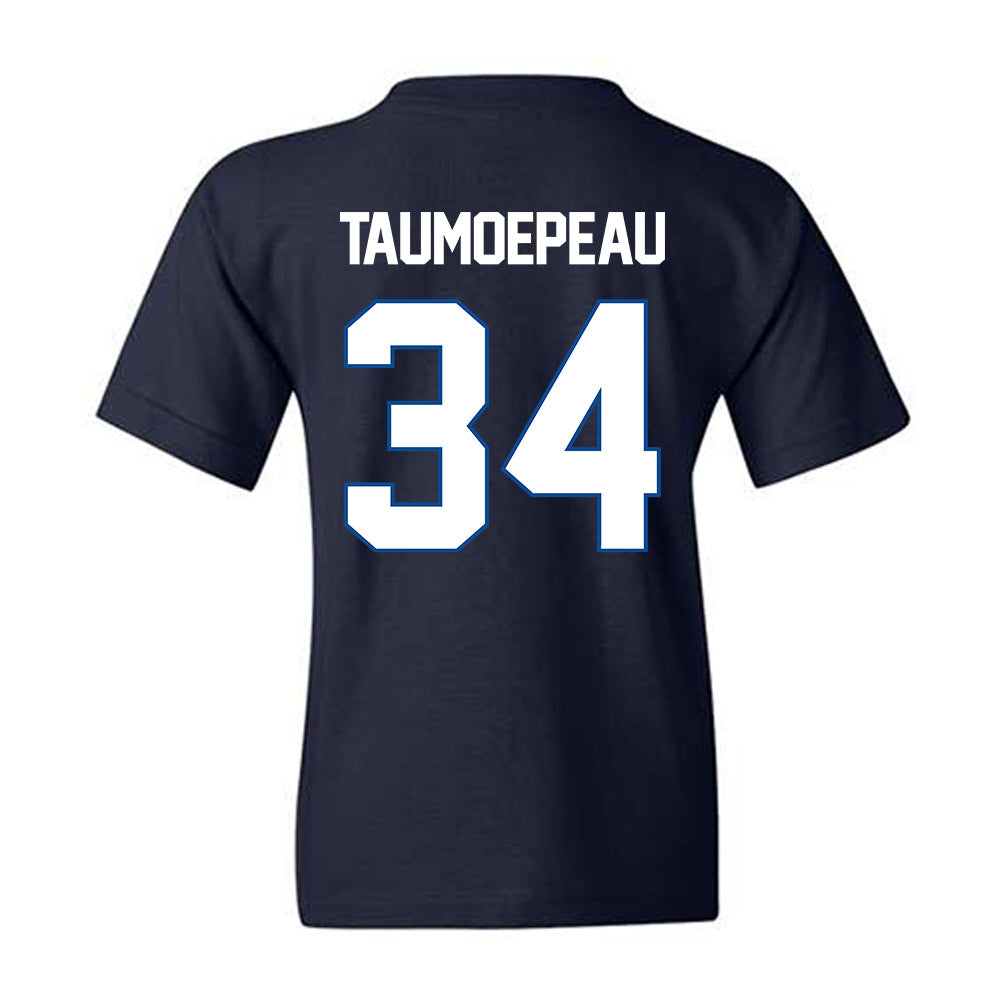 BYU - NCAA Football : Daniel Taumoepeau - Classic Shersey Youth T-Shirt-1