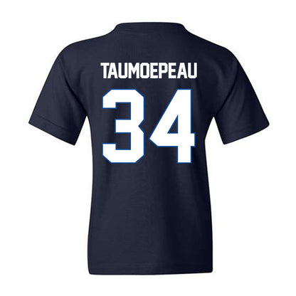 BYU - NCAA Football : Daniel Taumoepeau - Classic Shersey Youth T-Shirt-1