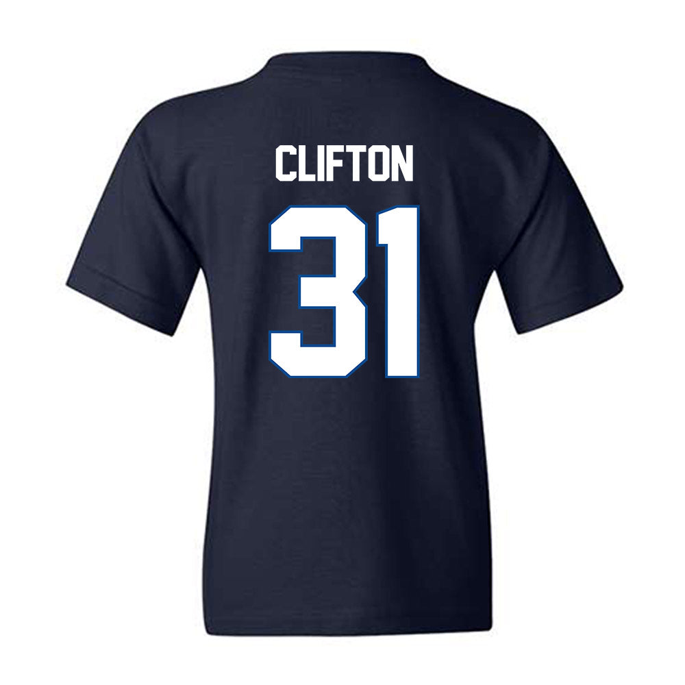 BYU - NCAA Football : Jake Clifton - Classic Shersey Youth T-Shirt-1