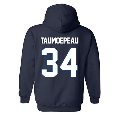 BYU - NCAA Football : Daniel Taumoepeau - Classic Shersey Hooded Sweatshirt-1