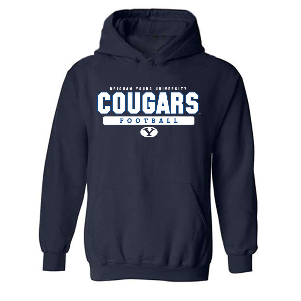 BYU - NCAA Football : Tommy Prassas - Classic Shersey Hooded Sweatshirt-0