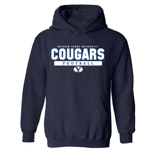BYU - NCAA Football : Matthew Mason - Classic Shersey Hooded Sweatshirt-0