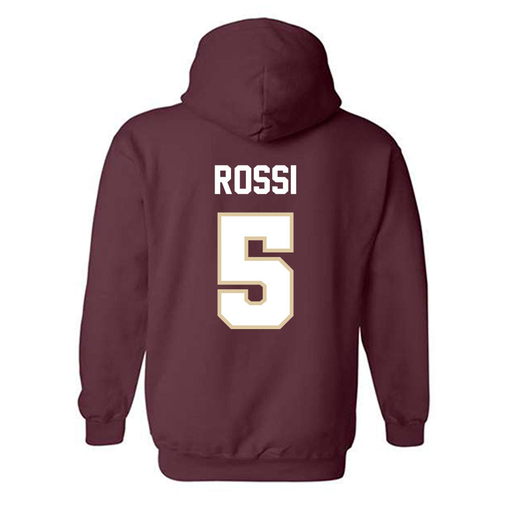 Boston College - NCAA Softball : Alyx Rossi - Classic Shersey Hooded Sweatshirt-1
