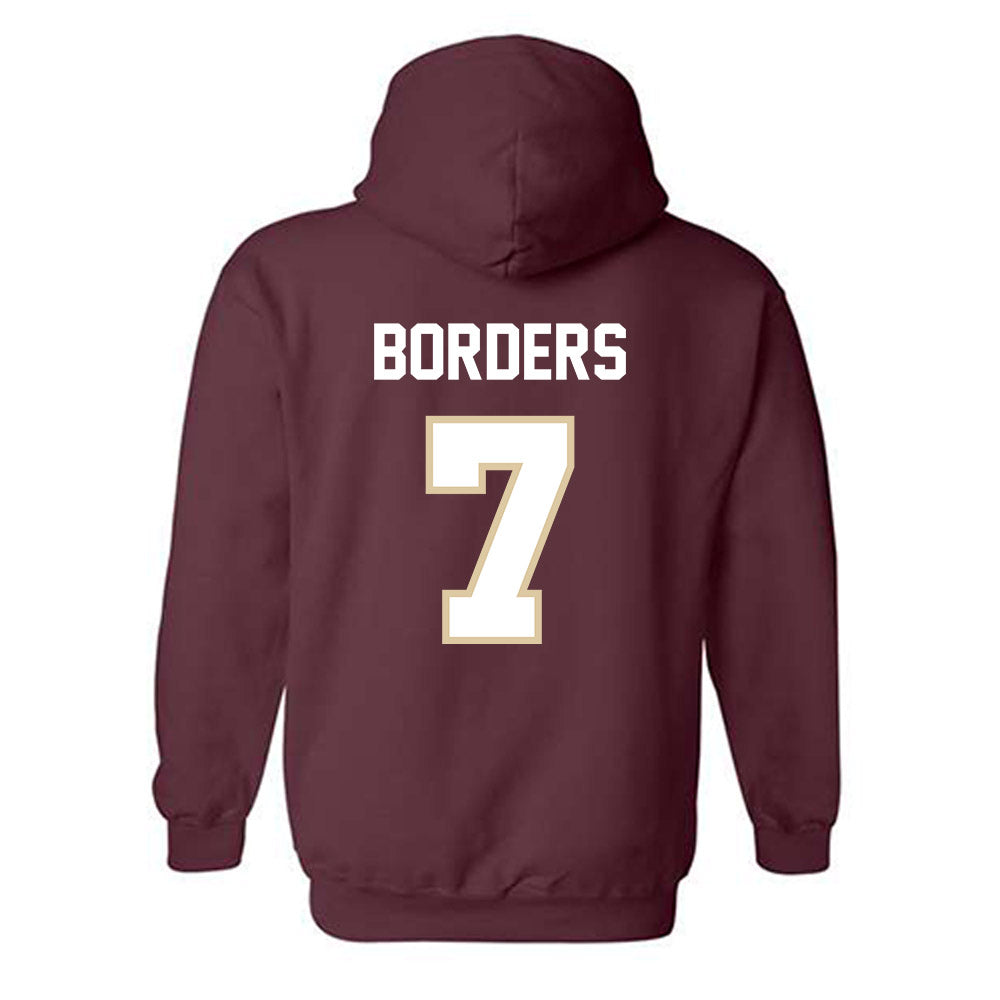Boston College - NCAA Softball : Tavye Borders - Classic Shersey Hooded Sweatshirt-1
