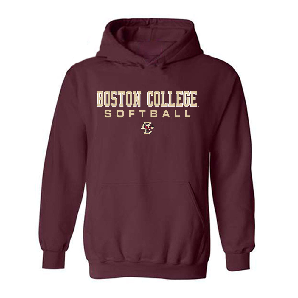 Boston College - NCAA Softball : Tavye Borders - Classic Shersey Hooded Sweatshirt-0