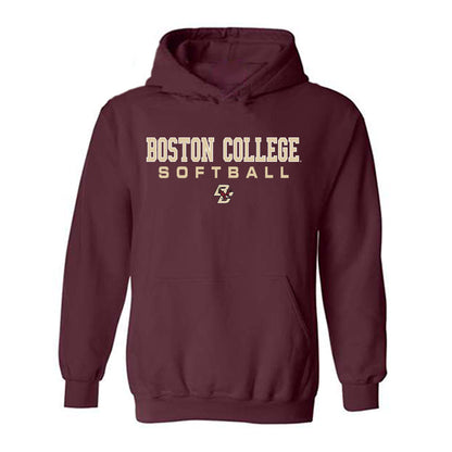 Boston College - NCAA Softball : Mia Galella - Classic Shersey Hooded Sweatshirt-0