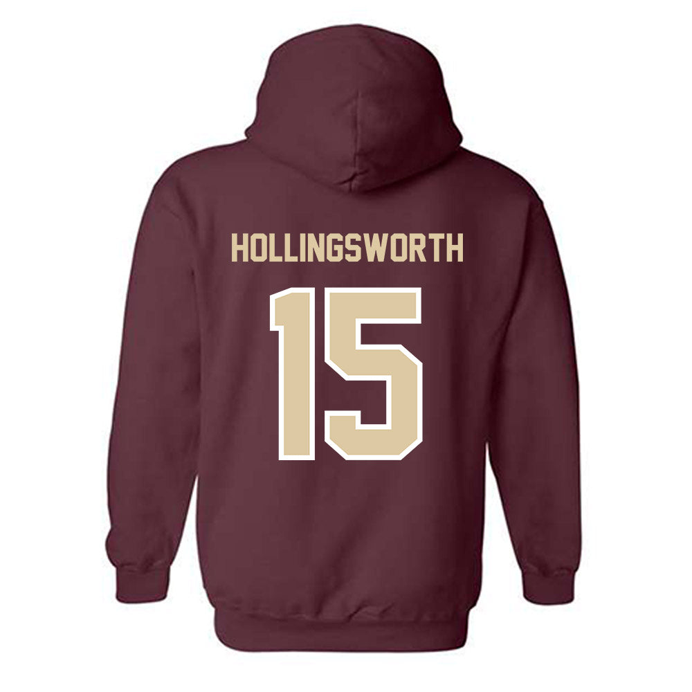 Boston College - NCAA Women's Basketball : Megan Hollingsworth - Classic Shersey Hooded Sweatshirt-1