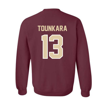 Boston College - NCAA Men's Basketball : Aly Tounkara - Classic Shersey Crewneck Sweatshirt-1