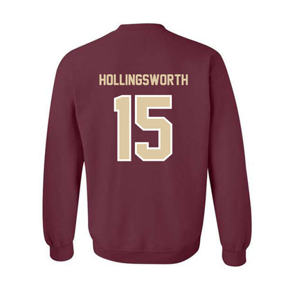 Boston College - NCAA Women's Basketball : Megan Hollingsworth - Classic Shersey Crewneck Sweatshirt-1