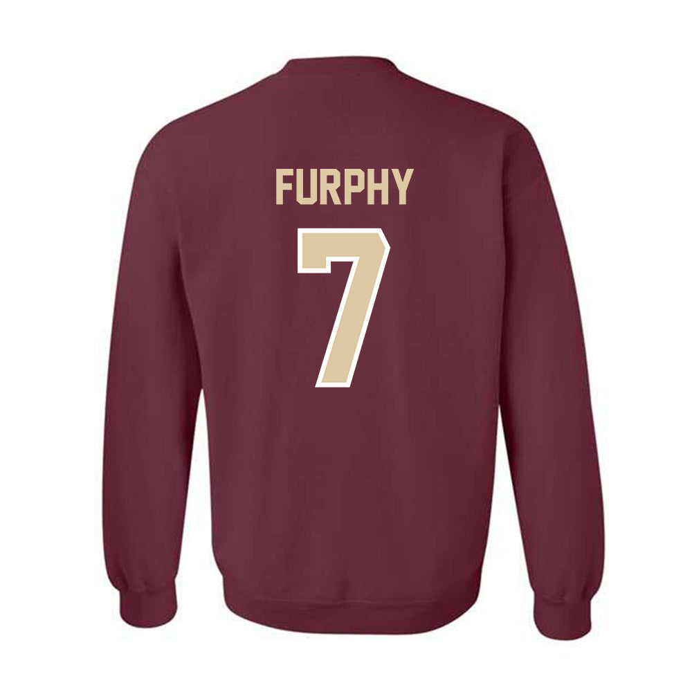 Boston College - NCAA Men's Basketball : Jacob Furphy - Classic Shersey Crewneck Sweatshirt-1