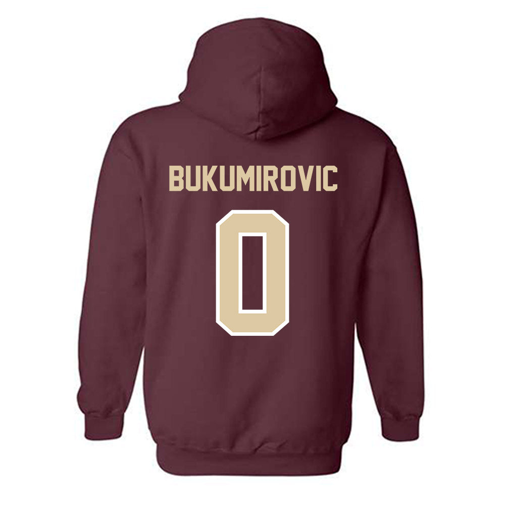 Boston College - NCAA Men's Basketball : Andrija Bukumirovic - Classic Shersey Hooded Sweatshirt-1