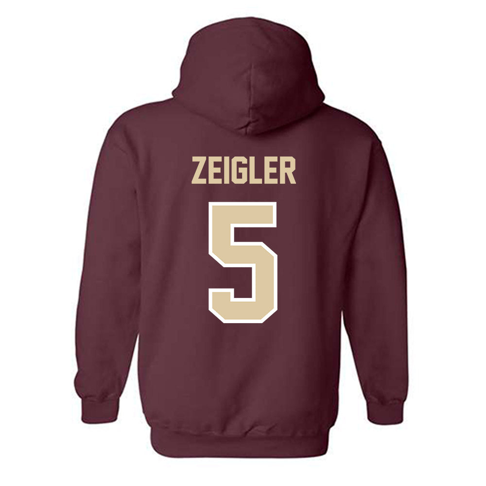 Boston College - NCAA Men's Basketball : Armoni Zeigler - Classic Shersey Hooded Sweatshirt-1