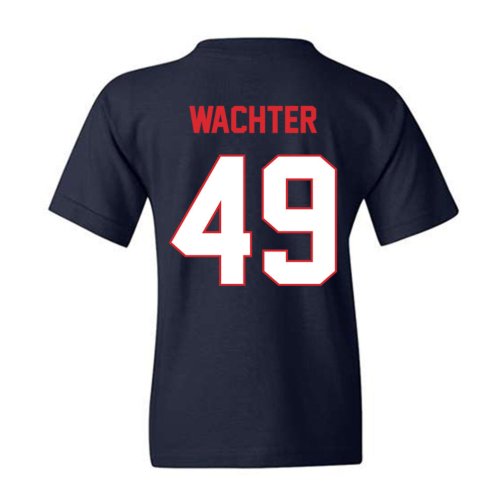 UConn - NCAA Baseball : Nater Wachter - Classic Shersey Youth T-Shirt-1