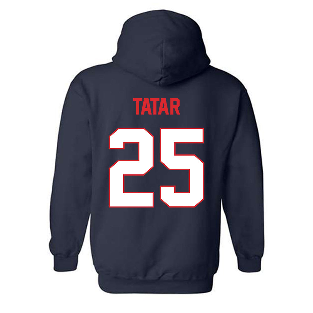 UConn - NCAA Baseball : Ryan Tatar - Classic Shersey Hooded Sweatshirt-1