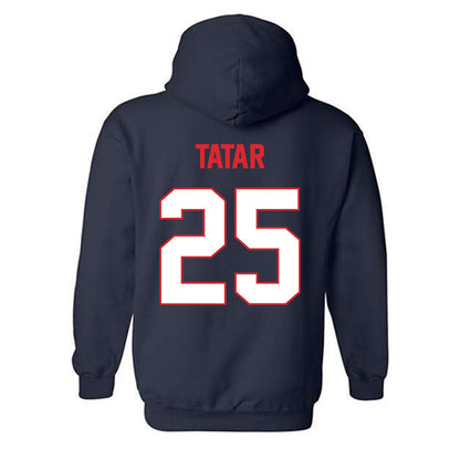 UConn - NCAA Baseball : Ryan Tatar - Classic Shersey Hooded Sweatshirt-1