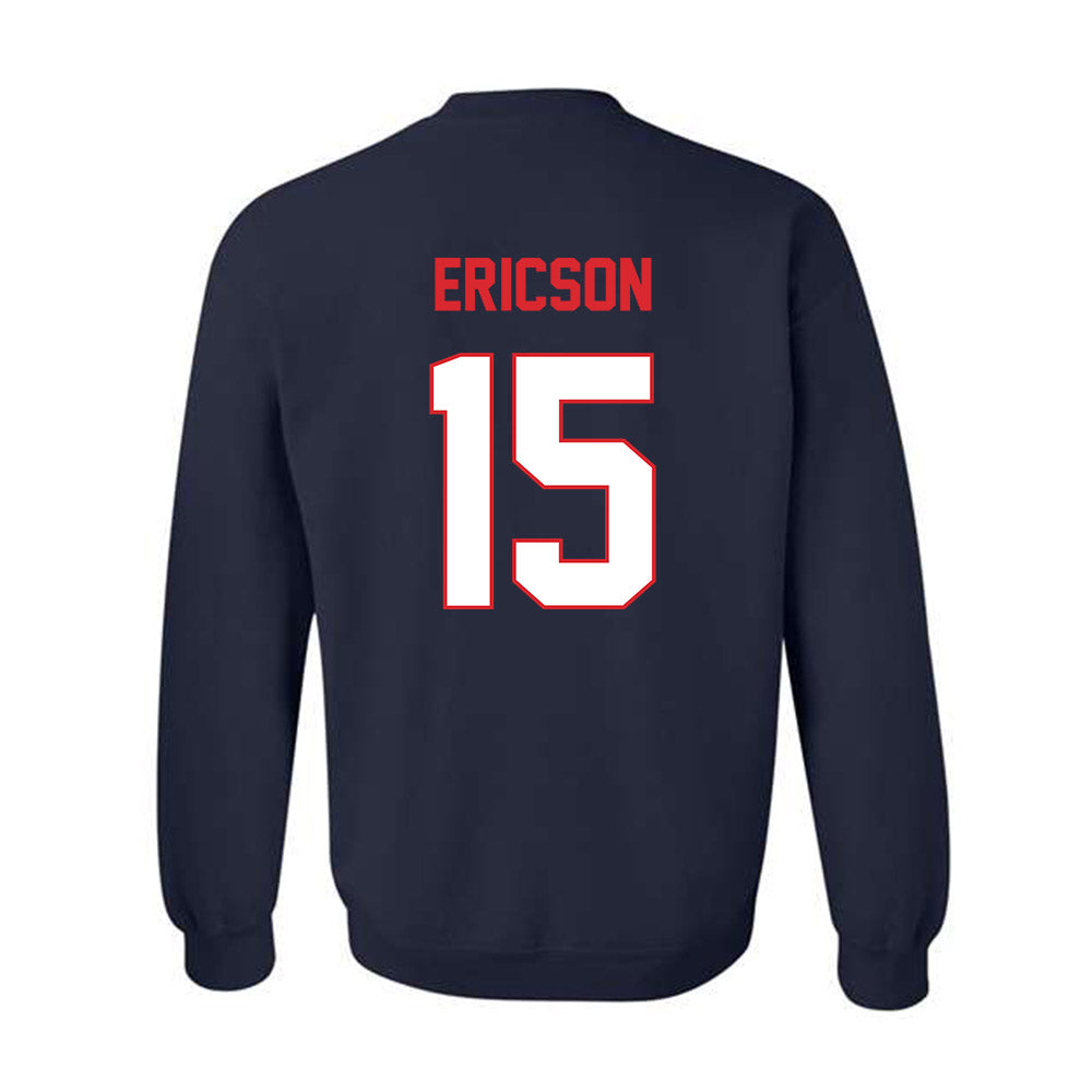 UConn - NCAA Baseball : Brady Ericson - Classic Shersey Crewneck Sweatshirt-1