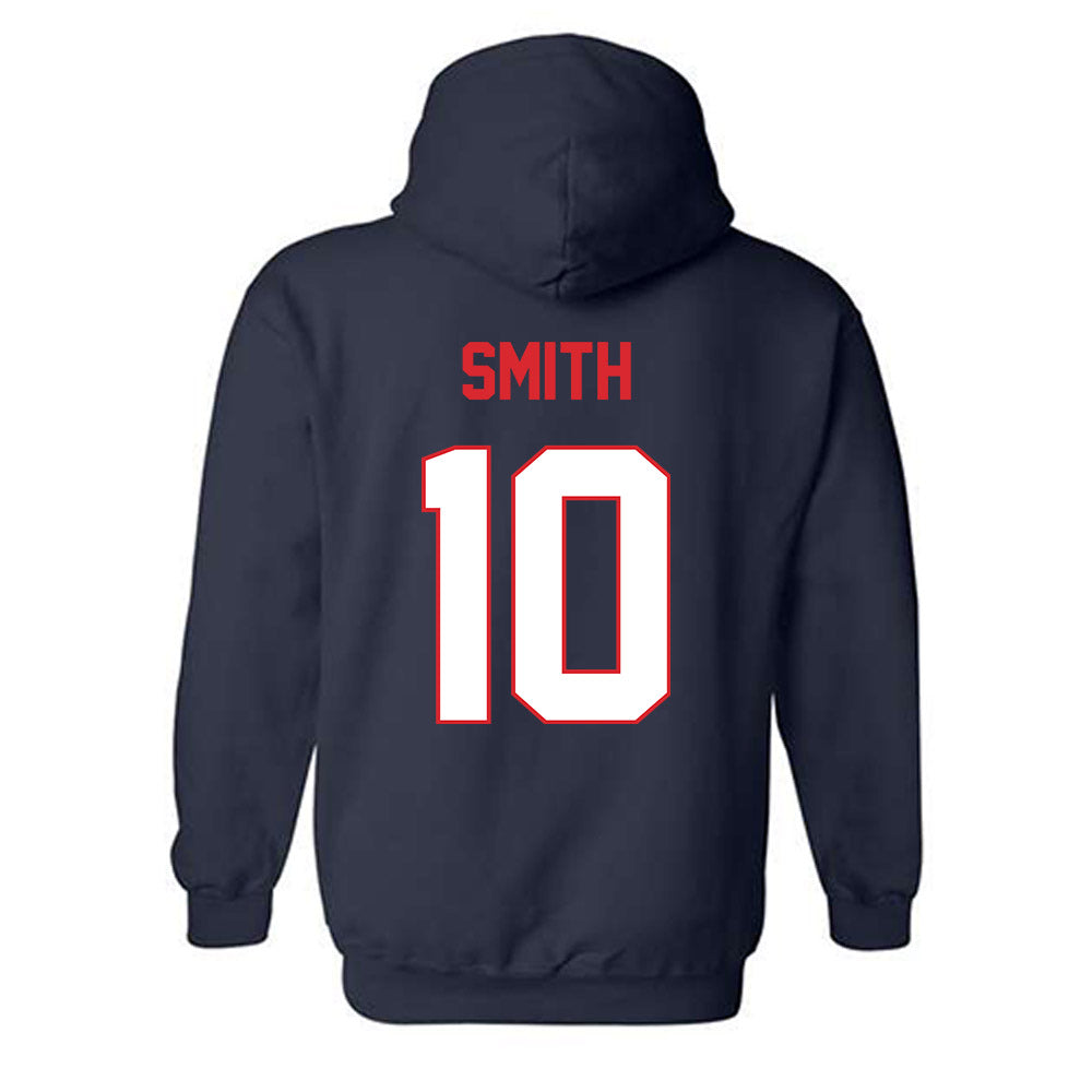 UConn - NCAA Baseball : Drew Smith - Classic Shersey Hooded Sweatshirt-1