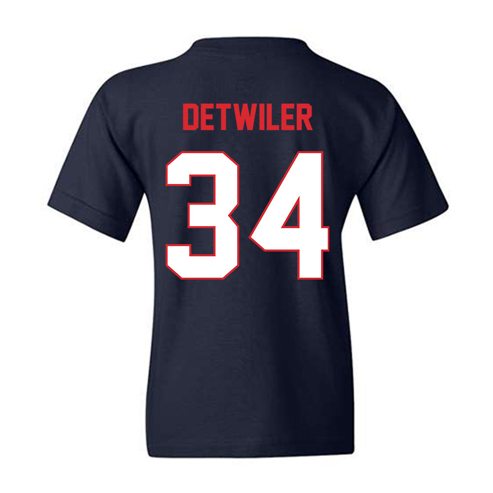 UConn - NCAA Baseball : Bryce Detwiler - Classic Shersey Youth T-Shirt-1