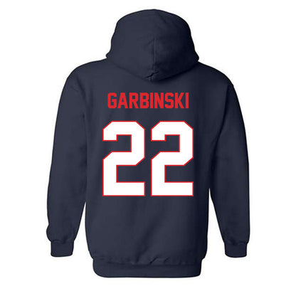 UConn - NCAA Baseball : Garret Garbinski - Classic Shersey Hooded Sweatshirt-1