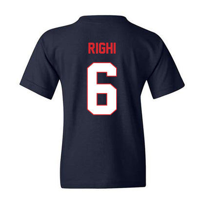UConn - NCAA Baseball : Camden Righi - Classic Shersey Youth T-Shirt-1