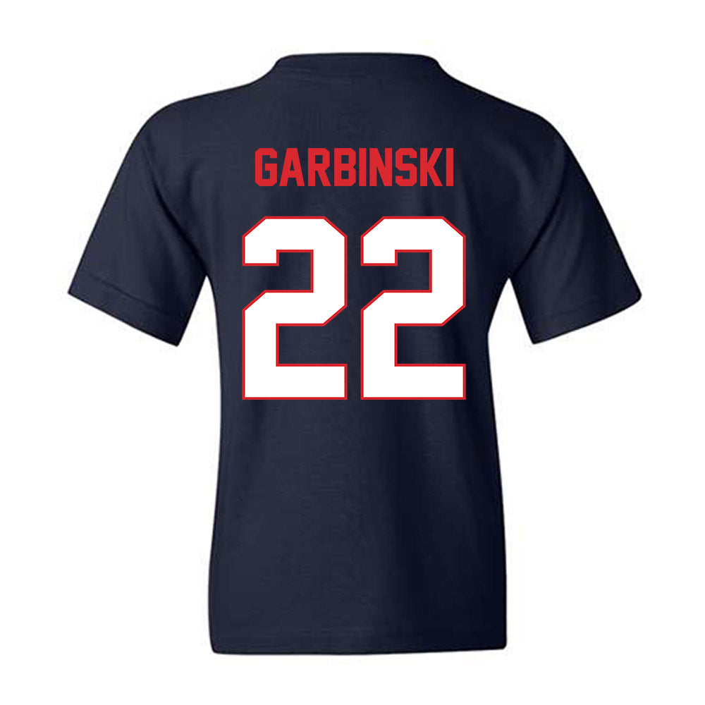 UConn - NCAA Baseball : Garret Garbinski - Classic Shersey Youth T-Shirt-1