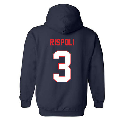 UConn - NCAA Baseball : Rob Rispoli - Classic Shersey Hooded Sweatshirt-1