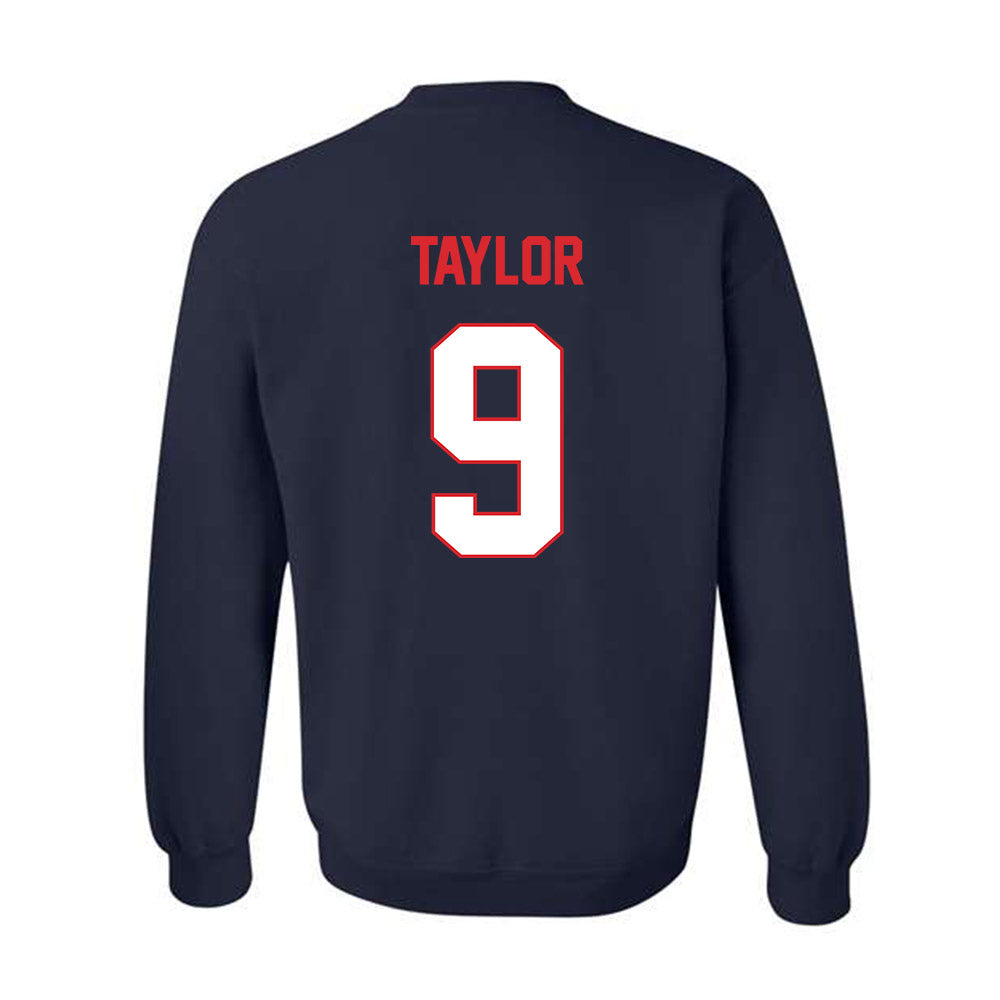 UConn - NCAA Baseball : Chase Taylor - Classic Shersey Crewneck Sweatshirt-1