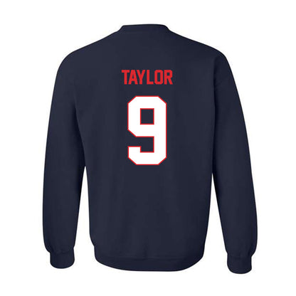 UConn - NCAA Baseball : Chase Taylor - Classic Shersey Crewneck Sweatshirt-1