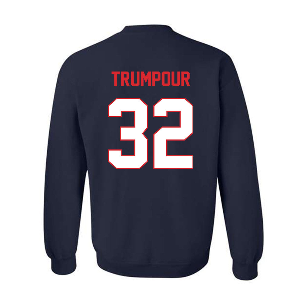 UConn - NCAA Baseball : Austin Trumpour - Classic Shersey Crewneck Sweatshirt-1