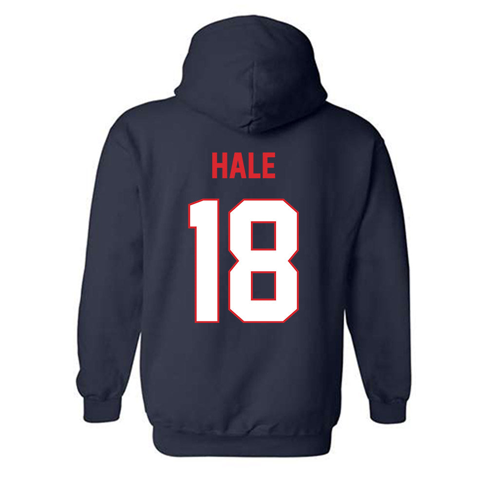 UConn - NCAA Baseball : Charlie Hale - Classic Shersey Hooded Sweatshirt-1
