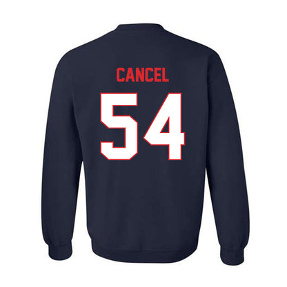UConn - NCAA Baseball : Chris Cancel - Classic Shersey Crewneck Sweatshirt-1